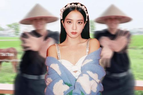 Nam ca sĩ Việt đầu đội nón lá, nhảy Flower giữa cánh đồng quê: Jisoo xem được chắc sẽ cười ngất!