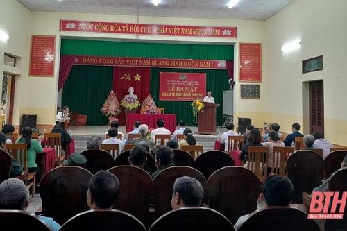 Ra mắt Câu lạc bộ 'Nông dân với pháp luật' xã Thiệu Long
