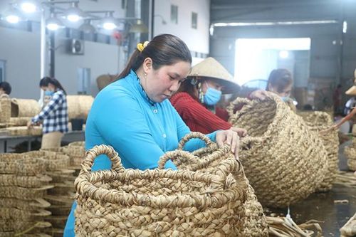 Hơn 8 ngàn lao động ở nông thôn có thu nhập ổn định nhờ gắn bó với nghề đan lục bình