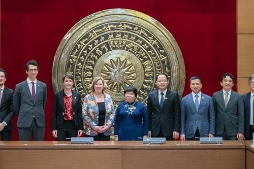 Chủ nhiệm Ủy ban Xã hội Nguyễn Thúy Anh tiếp Chủ tịch Nhóm Nghị sĩ hữu nghị Pháp - Việt Nam