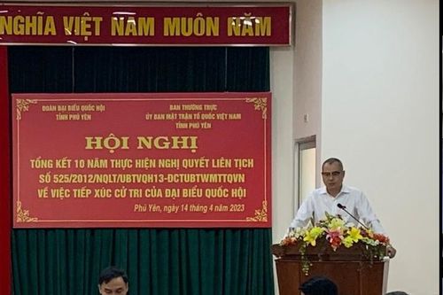 Phú Yên: Tổng kết 10 năm thực hiện Nghị quyết liên tịch về việc tiếp xúc cử tri