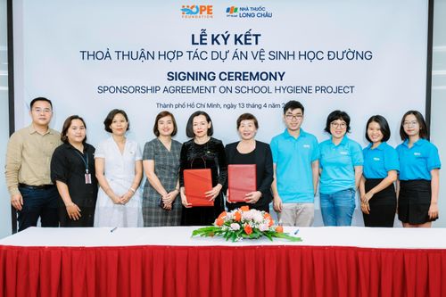 FPT Long Châu cùng Quỹ Hy vọng triển khai dự án 'Vệ sinh học đường'