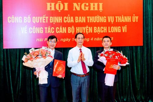 Huyện đảo Bạch Long Vĩ (Hải Phòng) có Bí thư Huyện ủy mới