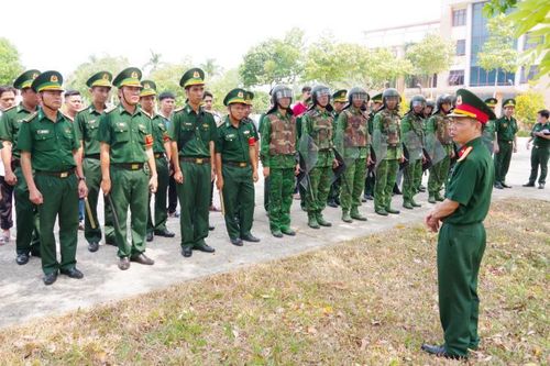 Kiểm tra công tác sẵn sàng chiến đấu tại BĐBP Đồng Tháp