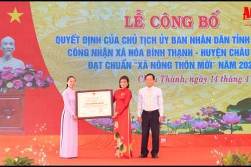 Xã Hòa Bình Thạnh đạt chuẩn xã nông thôn mới