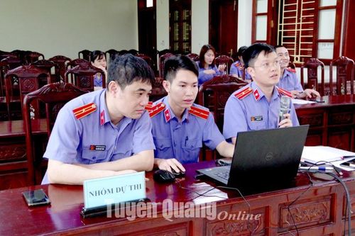 100 thí sinh tham gia thi chuyển đổi số trong hoạt động tư pháp