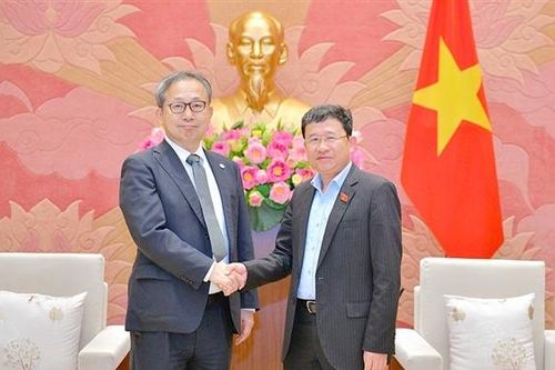 Chủ nhiệm Ủy ban Đối ngoại Vũ Hải Hà tiếp Đại sứ Nhật Bản tại Việt Nam