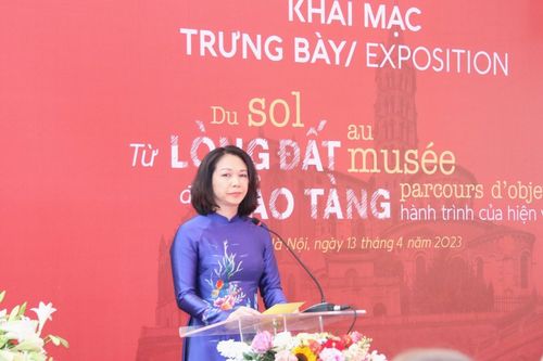 Hà Nội: Khai mạc trưng bày 'Từ lòng đất đến bảo tàng: Hành trình của hiện vật'