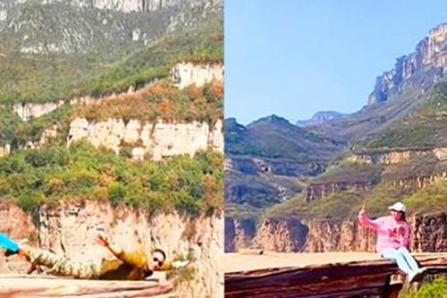 Phiến đá 'lưỡi quỷ' nguy hiểm hút khách sống ảo ở Trung Quốc bị phá dỡ