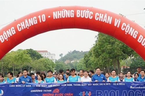 Khởi động Chặng 10 - Chương trình 'Những bước chân vì cộng đồng' năm 2023