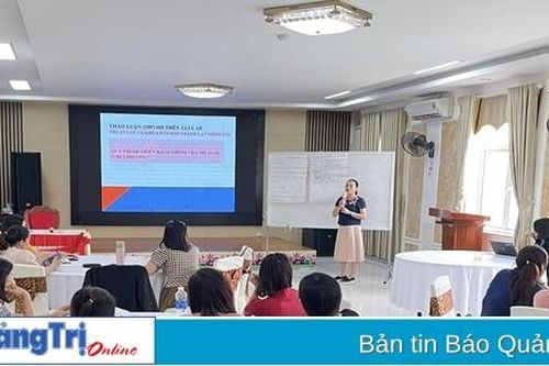 Tập huấn hướng dẫn triển khai mô hình nhóm cha mẹ có con từ 0-10 tuổi