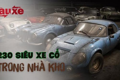 Bộ sưu tập 230 xe cổ được tìm thấy trong nhà kho (Bản tin Tàu và Xe ngày 16/04/2023)