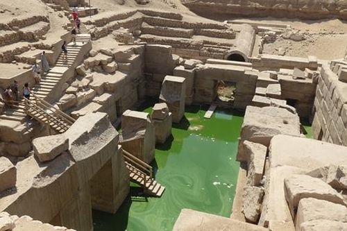 Cảnh quan cổ xưa ở Abydos từ các xác ướp