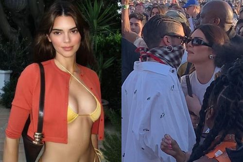 Kendall Jenner công khai tình tứ với bạn trai giữa đám đông