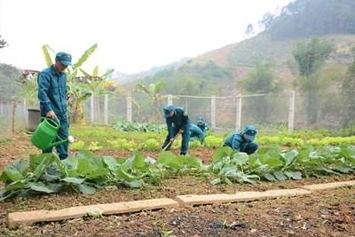 Mô hình chốt dân quân thường trực hiệu quả ở Bản Lầu