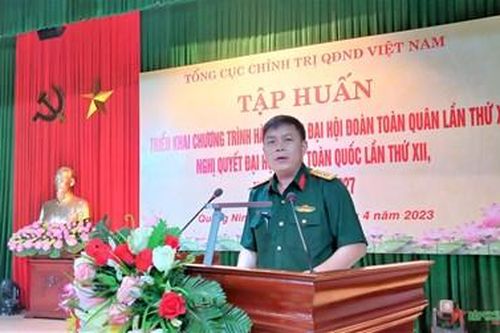 Tập huấn triển khai Chương trình hành động và Nghị quyết Đại hội Đoàn