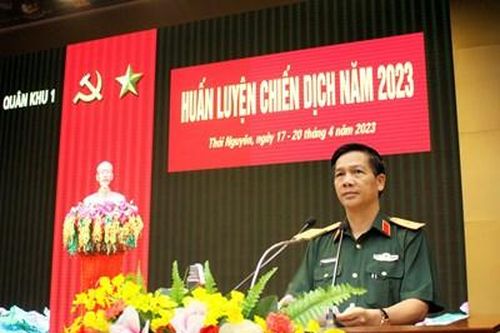 Bộ tư lệnh Quân khu 1 khai mạc lớp huấn luyện chiến dịch năm 2023
