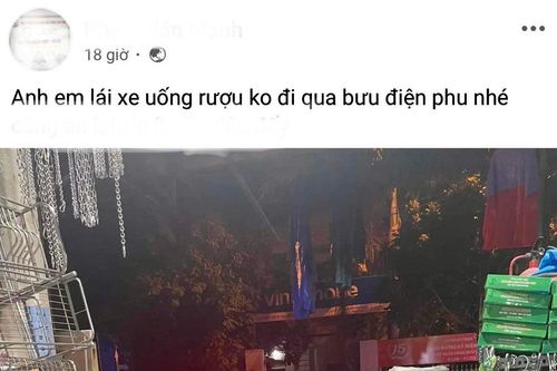 Bị xử phạt vì báo chốt kiểm tra nồng độ cồn