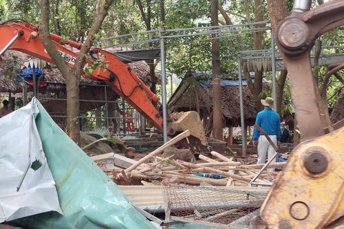 Cưỡng chế công trình trái phép trên bán đảo Sơn Trà