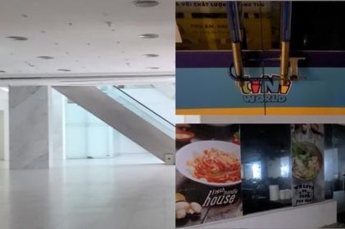 Thảm cảnh của các gian hàng tại nhiều trung tâm thương mại ở Thủ đô