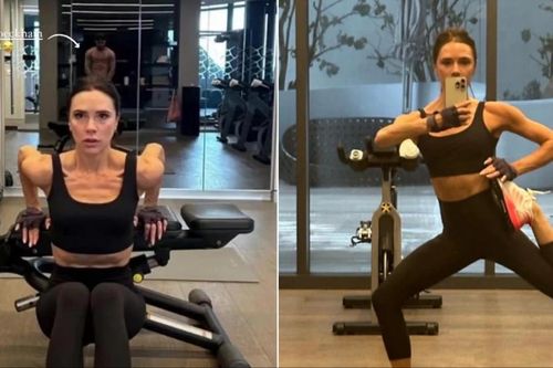 Victoria Beckham đăng ảnh tập gym, fan đổ dồn sự chú ý vào David Beckham