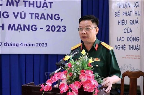 Sáng tác mỹ thuật về lực lượng vũ trang và chiến tranh cách mạng