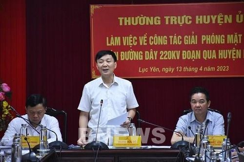 Gỡ vướng mặt bằng Dự án Đường dây 220 kV mạch kép đấu nối TBA 220 kV Bắc Quang