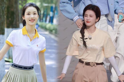 Cùng một ngày, Bạch Lộc và chị gái 'bạch liên hoa' đình đám thiên giới đụng độ tạo hình học sinh