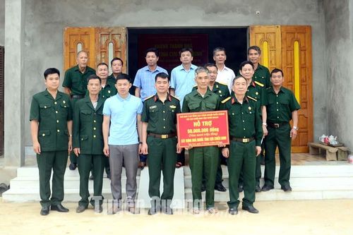 Khánh thành nhà Nghĩa tình CCB tại xã Mỹ Bằng