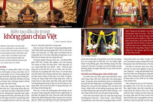 Kiến tạo dấu ấn trong không gian chùa Việt