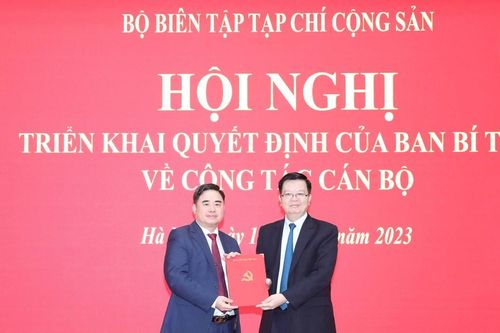 Bổ nhiệm đồng chí Phạm Minh Tuấn giữ chức Phó Tổng Biên tập, phụ trách Tạp chí Cộng sản