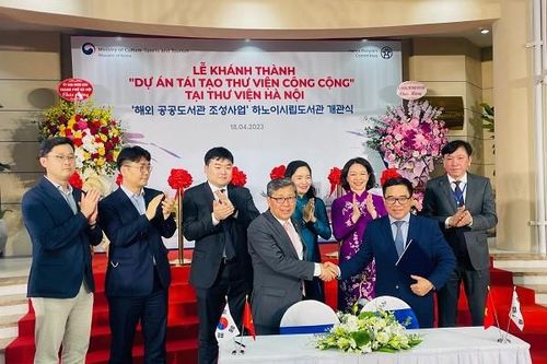 Khánh thành Dự án tái tạo thư viện công cộng tại Thư viện Hà Nội