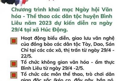 Quảng Ninh: Ngày hội Văn hóa-Thể thao các dân tộc huyện Bình Liêu