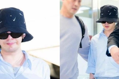 'Thủ lĩnh BIGBANG' gây ngỡ ngàng khi diện 'quần ngủ' ra sân bay