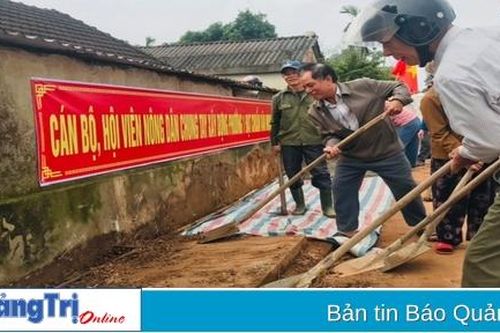Chung sức làm đẹp thị xã Quảng Trị