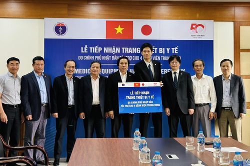 Nhật Bản bàn giao thiết bị y tế viện trợ cho 4 bệnh viện Trung ương Việt Nam