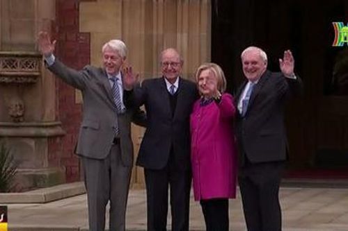 Cựu Tổng thống Mỹ Bill Clinton thăm Bắc Ireland
