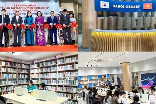 Tổ hợp không gian văn hóa tại Thư viện Hà Nội - nơi người dân thụ hưởng nhiều tiện ích