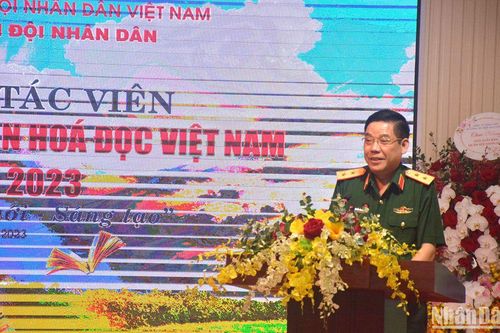 Nhà xuất bản Quân đội nhân dân hưởng ứng Ngày Sách và Văn hóa đọc Việt Nam