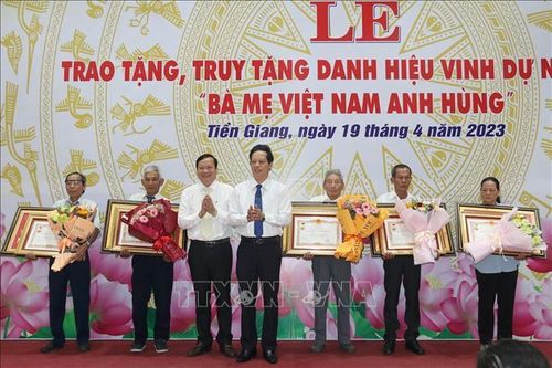Tiền Giang: Trao tặng, truy tặng danh hiệu Bà mẹ Việt Nam anh hùng