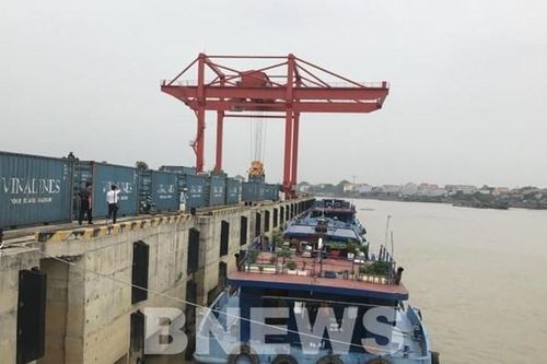 Tăng kết nối vận tải hàng hóa đến Hải Phòng bằng đường thủy