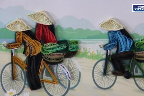 Cô gái khuyết tật làm nên điều kỳ diệu từ tranh giấy xoắn