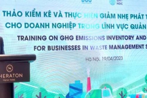 Gần 200 doanh nghiệp tham gia tập huấn kiểm kê khí nhà kính trong quản lý chất thải