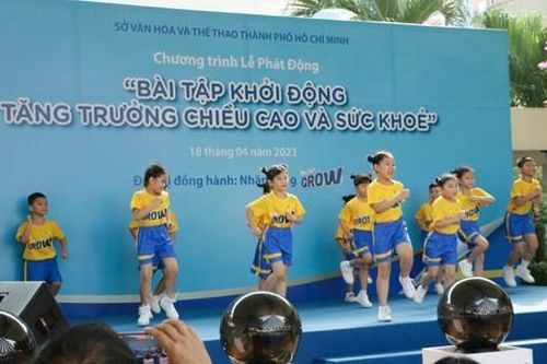 Nuvi Grow tự hào đồng hành cùng lễ phát động 'Bài tập khởi động tăng trưởng chiều cao và sức khỏe'