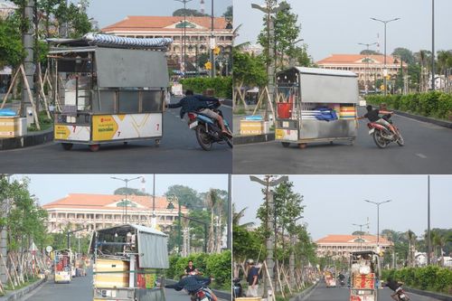 Bình Dương: BICONSI chiếm đường giao thông để họp chợ?
