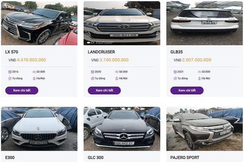 Xe sang Mercedes-Benz, Lexus và BMW được ngân hàng thanh lý 'giá mềm'