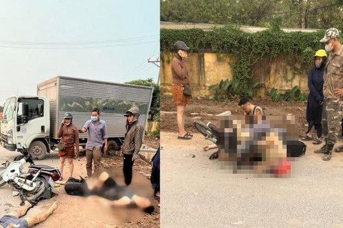 Xe máy đấu đầu xe tải, 3 người thương vong