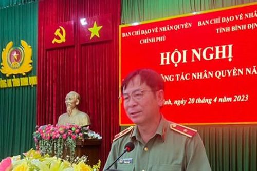 Bình Định tổ chức tập huấn công tác nhân quyền