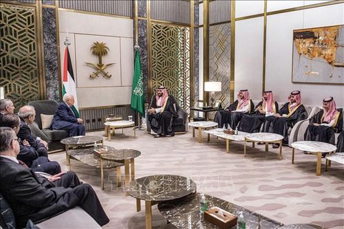Tổng thống Palestine thăm Saudi Arabia