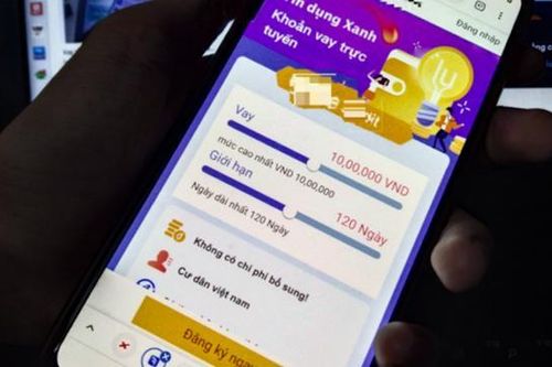 Cho vay 'tín dụng đen' online lãi suất đến 2.555%/năm